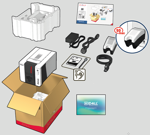 How do I install the Zenius 2 card printer?