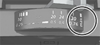 Slide the card thickness gauge to maximum thickness